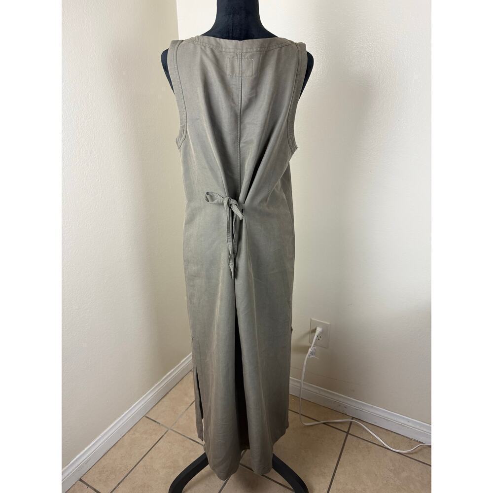 Directives Olive Lyocell Sleeveless Jumper Dress - L - Picture 5 of 9
